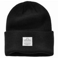 Ergodyne 6806 Black 6806 Cuffed Rib Knit Beanie Hat 16808